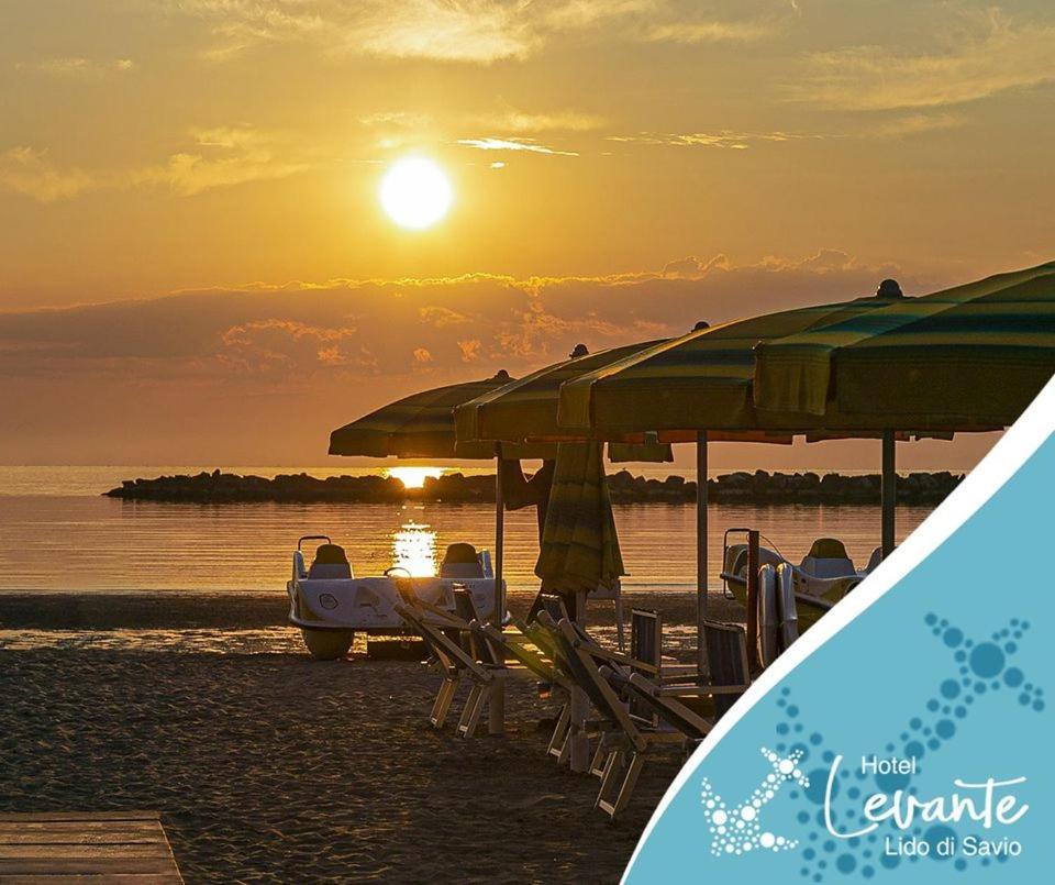 Hotel Levante Sul Mare 리도 디 사비오 외부 사진