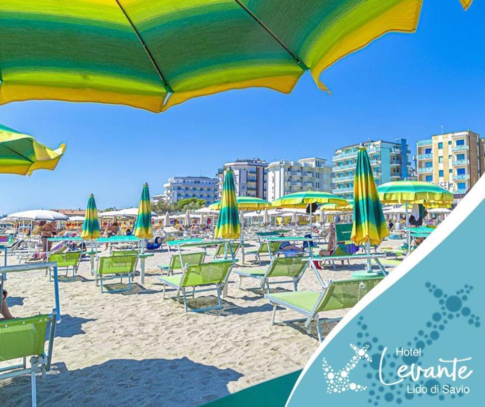 Hotel Levante Sul Mare 리도 디 사비오 외부 사진
