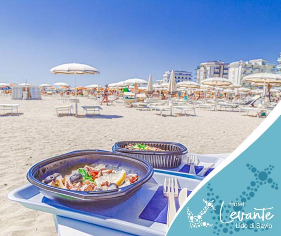 Hotel Levante Sul Mare 리도 디 사비오 외부 사진